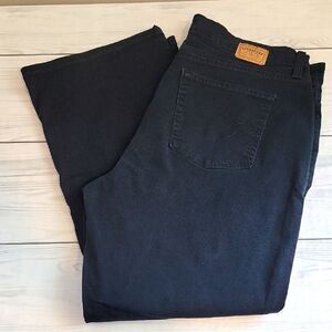Levi's Black Denim Signature Series Mid-Rise Bootcut Jeans Womens 18S